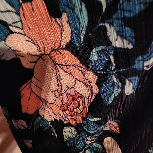 Blue Peach Floral Cami Set 2xl Secert Treasure Two Piece Tet 20W-22W tank shorts - Picture 12 of 12